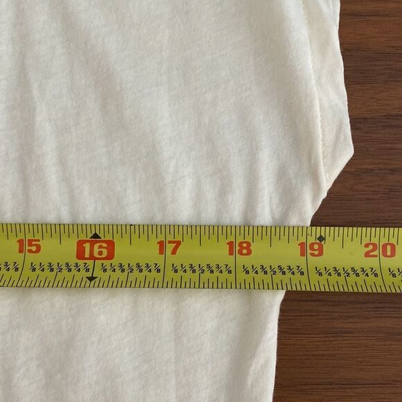 Aritzia Mercer off white short sleeve t-shirt size S - Picture 7 of 10